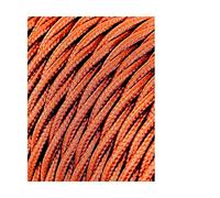 EDM Cavo tessile intrecciato 2 x 0,75 mm C-20 marrone seta 5 m