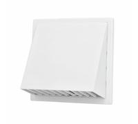EDM Griglia di Ventilazione 87753 Bianco 17 x 17 cm