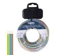 EDM Product Cavo Parallelo EDM 28735 Blu Marrone 15 m Bobina h07z1-k - Marca EAN: 8425998287356