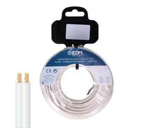EDM Product Cavo Parallelo EDM 28758 Bianco 20 m Bobina Audio - Marca EAN: 8425998287585
