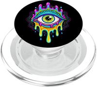 EDM Rave Outfits Festival Musica Elettronica Trippy Eye PopSockets PopGrip per MagSafe