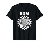 EDM Spiral Dots Rave Techno Electronic Optical Illusion Maglietta