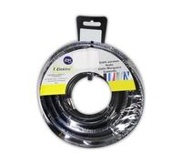 EDM Spool Flat Hose Black 2 x 1.5 25 m Audio