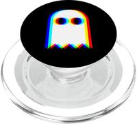 EDM Techno Rave Fantasma Trippy Vaporwave Halloween Musica Party PopSockets PopGrip per MagSafe