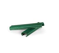 EDMA 900480 Omega 18 - Graffette, galvanizzato, colore: Verde