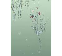 Edmond Petit Carta da parati Nautilus/ Méduses/ Nénuphars - Nénuphars gauche - Aqua