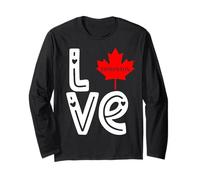 Edmonton Amore Inverno Neve Canada Canadese Natale NYE Maglia a Manica