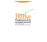 Edmund Burke Vindicación de la Sociedad Natural (Tascabile)
