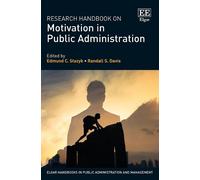 Edmund C. Stazy Research Handbook on Motivation in Public Adm (Copertina rigida)