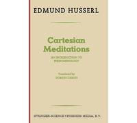 Edmund Husserl Cartesian Meditations (Tascabile)
