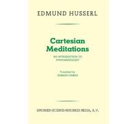 Edmund Husserl Cartesian Meditations (Tascabile)
