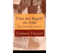 Edmund Husserl Über den Begriff der Zahl (Tascabile)