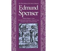Edmund Spenser The Yale Edition of the Shorter Poems of Edmund Spens (Tascabile)