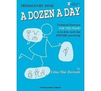Edna Mae Burnam A Dozen a Day Preparatory Book - Book/Audio (Tascabile)