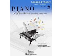 Edna-Mae Burnam Piano Adventures All-In-Two Level 2A Lesson/Theory (Tascabile)