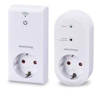 Ednet Smart Home Presa Plug Interna Bianca WLAN WiFi App Per Ednet.Power Living