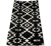 EdNey Asciugamani Navajo Nero Avorio Asciugamani viso Salviette viso Asciugamano da bagno Asciugamano da viaggio Telo mare in microfibra 30x70 cm