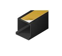 EDO Canalina Passacavi Autoadesiva in PVC 40x40 mm 2 m Antracite Scuro