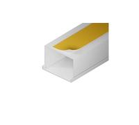 EDO Canalina Passacavi Autoadesiva in PVC 60x40 mm 2 m Bianco con Coperchio