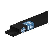 EDO Canalina Passacavi in PVC 20x10 mm 2 m Antracite Scuro con Coperchio