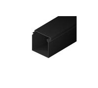 EDO Canalina Passacavi in PVC 40x40 mm 2 m Antracite Scuro con Coperchio