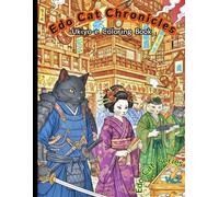 Edo Cat Chronicles: Ukiyo-e Coloring Book: Edo Cat Series