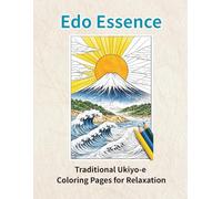 Edo Essence: Traditional Ukiyo-e Coloring Pages for Relaxation