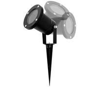 EDO Faretto da Giardino con Picchetto a Terra GU10 HORTUS Nero - Lampioni da Esterno Orientabili, Impermeabile IP65, Luce in Alluminio per Sentieri di Guida, Prato, Cortile, Cavo 25cm