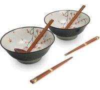 EDO GIAPPONE - RAMEN BOWL SET/6 2PERS ACERBLAD O/22CM|H9CM