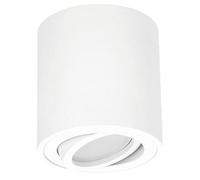 EDO MALDA White spot bianco con montaggio a superficie GU10 IP20, 220-240V, riflettore con montaggio a superficie downlight in alluminio rotondo bianco EDO777232
