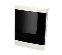 EDO Quadro Elettrico da Incasso 2 File per 16 Moduli 29 x 22 x 9,5 cm IP40 - Scatola di Distribuzione in ABS Bianco - Centralino per Impianti Elettrici da Interno