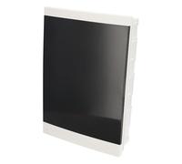 EDO Quadro Elettrico da Incasso 3 File per 36 Moduli 43 x 30 x 9,5 cm IP40 - Scatola di Distribuzione in ABS Bianco - Centralino per Impianti Elettrici da Interno