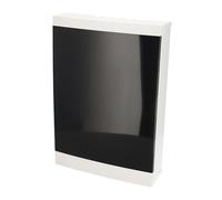 EDO Quadro Elettrico da Parete 3 File per 36 Moduli 43 x 30 x 9,5 cm IP40 - Scatola di Distribuzione in ABS Bianco - Centralino per Impianti Elettrici da Interno