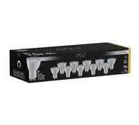 EDO, SET 10x lampadina FARI LED M10 10 pezzi-7,5 Watt, bianco caldo 3000K WW, 700lm, non dimmerabile, lampadina a led GU10, led lampadina, lampade basso consumo, multipack da 10 pezzi, EDO777490