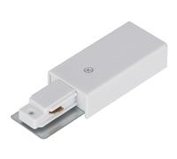 EDO - Sistema SEVA - Alimentatore da Superficie per Binario da Soffitto Bianco - Alimentazione Terminale per Profilo Luminoso Monofase max. 600W LED - SEVA Power 220-240V, Illuminazione a Binario