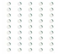 EDO Technic - Scatola Elettrica da Incasso con Coperchio Bianco a Scatto Piatta FI70 - Profondità 45 mm - Scatola da Parete Verde per Muri in Muratura e Cartongesso - 50 Pezzi