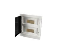 EDO777847 Quadro incasso 24 moduli (2x12) bianco fumé