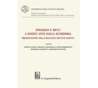 Libri Edoardo F. Ricci A Dodici Anni Dalla Scomparsa