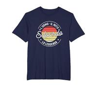 Edoardo l'Uomo Il Mito la Leggenda Maglietta, Uomo Taglie Grandi, Navy, 6X Tall
