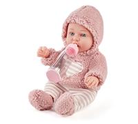 eDollable 30 cm Il mio primo set giocattolo con bambola, accessori e vestiti in confezione giochi di ruolo per bambine dai 3 anni in su.