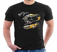 edoni Ayrton Senna Tribute T-Shirt Helmeten's Tees L