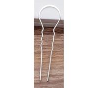 EDOSSA 10pcs 105mm a Forma di U Bastoncini per Capelli Pin Clip forcina Copricapo Cinese Gengive per Ragazza Donna Barrette da Sposa Accessori-Argento