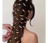 EDOSSA Pezzi Fermagli per Capelli in Pietra Colorata di Cristallo di Boemia Fermagli per Capelli Gioielli per Capelli da Sposa con Strass Lucidi PHeadwear Regalo-5 Pezzi Argento