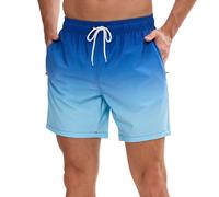 EDOTON Costumi da Bagno Uomo Impermeabili Lungo ad Asciugatura Rapida con Cintura Regolabile e Tasche per Nuoto/Surf/Casual