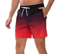 EDOTON Costumi da Bagno Uomo, Leggeri ad Asciugatura Rapida Costume Piscina Uomo Lungo Impermeabili Costume Uomo Mare con Cintura Regolabile e Tasche/Nuoto/Surf/Casual