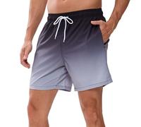 EDOTON Costumi da Bagno Uomo, Leggeri ad Asciugatura Rapida Costume Piscina Uomo Lungo Impermeabili Costume Uomo Mare con Cintura Regolabile e Tasche/Nuoto/Surf/Casual