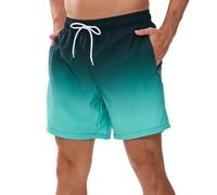 EDOTON Costumi da Bagno Uomo Leggeri ad Asciugatura Rapida Costume Piscina Uomo Lungo Impermeabili con Cintura Regolabile e Tasche/Nuoto/Surf/Casual