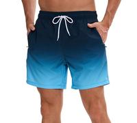 EDOTON Costumi da Bagno Uomo, Leggeri ad Asciugatura Rapida Costume Piscina Uomo Lungo Impermeabili Costume Uomo Mare con Cintura Regolabile e Tasche/Nuoto/Surf/Casual