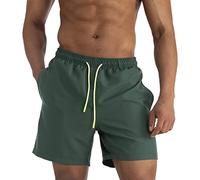 EDOTON Costumi da Bagno Uomo, Leggeri ad Asciugatura Rapida Costume Piscina Uomo Lungo Impermeabili Costume Uomo Mare con Cintura Regolabile e Tasche/Nuoto/Surf/Casual