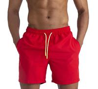 EDOTON Costumi da Bagno Uomo, Leggeri ad Asciugatura Rapida Costume Piscina Uomo Lungo Impermeabili Costume Uomo Mare con Cintura Regolabile e Tasche/Nuoto/Surf/Casual